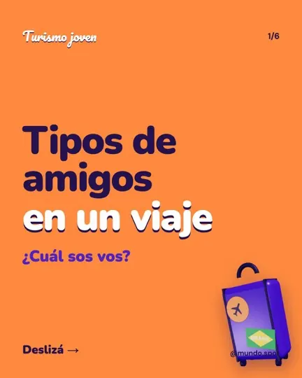 Carrusel: tipos de amigos en un viaje